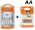 MP Standard Charger For AA ,AAA 9V Rechargeable Battery Charger + AA MP Rechargeable Battery