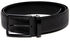 Black Saffiano Leather Belt Strap + Imperial Piercer - Black Buckle