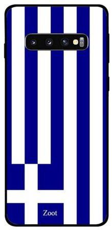 Samsung Galaxy S10 Case Cover Greece Flag Blue/White Blue/White