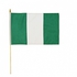Nigeria Hand Flag With Pole 50 Pieces