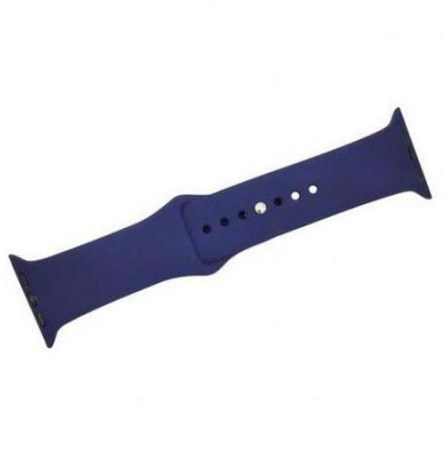 حزام سيليكون رياضي لساعة أبل 42-44 ملم - ازرق كحلى