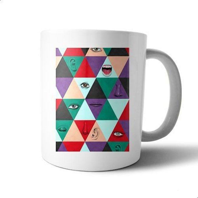 168 Ceramic Mug - Multicolor