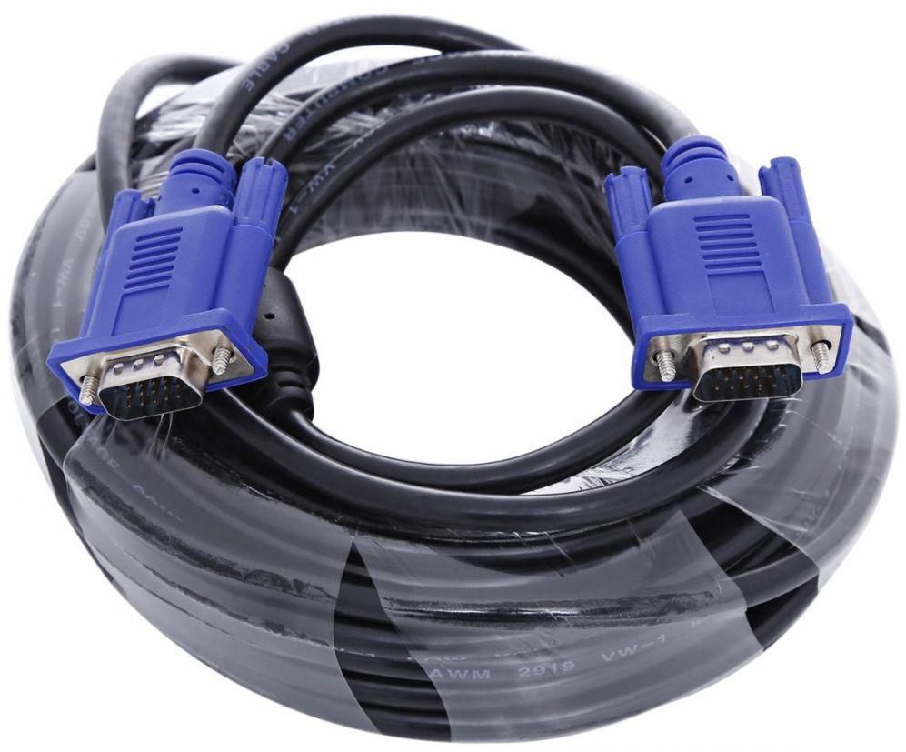 VGA Cable 10 Meter Blue Head Male to Male