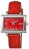 Casio Women's Red Dial Leather Band Watch [LTP-1332L-4ADF]