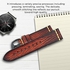 حزام جلدي كلاسيكي من Remson، حزام بديل من الجلد لساعة Huawei Watch GT 2 Pro (بني)