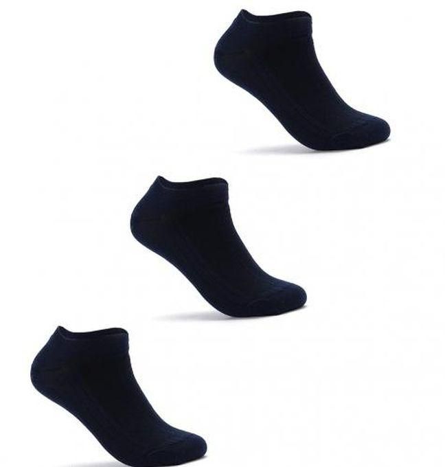 Solo Socks - Set Of (3) Pieces - Ankel - Navy Blue