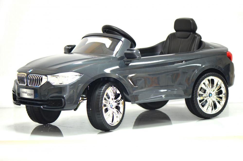 Licensed Remote Controlled BMW 4 Series Coupe Ride On Car, Gray [669R]