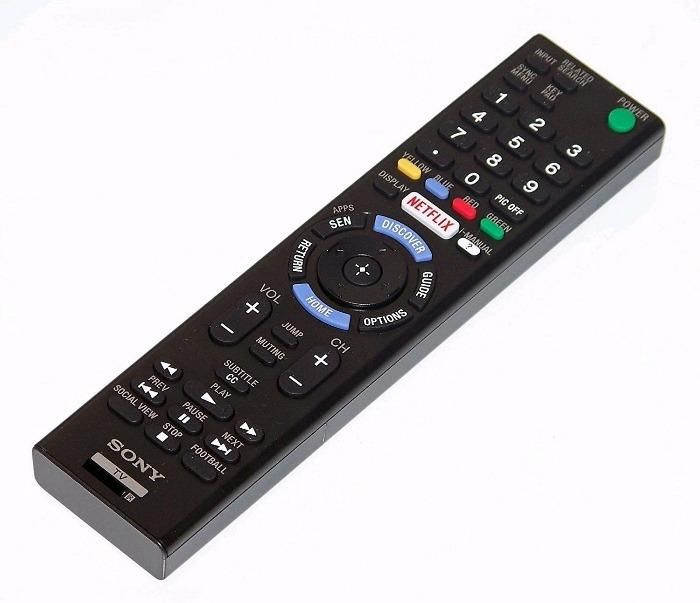 Sony SMART TV Remote Control with NETFLIX Button - Black