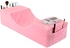 Lash Pillow for Lash Extensions,Memory Foam Neck Pillow Eyelash Extension Ergonomic Back Sleeping Contour Pillow,Travel Pillow (Pink)