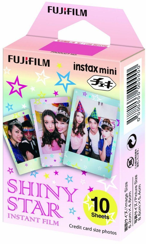 FUJI Instax Mini (Film) Shiny Star for instax mini 7, 7s, 8, 25, 50- Pack of 10 Sheets