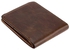 Baellerry Male's Hollow Transverse Leather Wallet - Brown