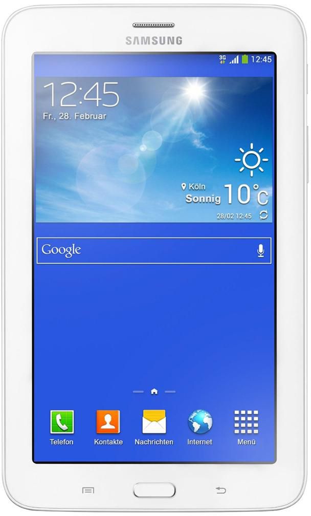 Samsung Galaxy Tab 3V Galaxy Tab T116 - 7inches  8GB  3G  White