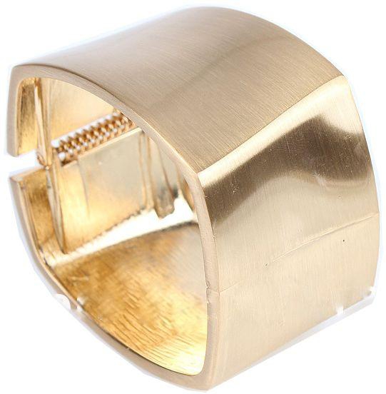 Stylish Trendy Fashion Gold Plated Cube Bangle Bracelet for Girls