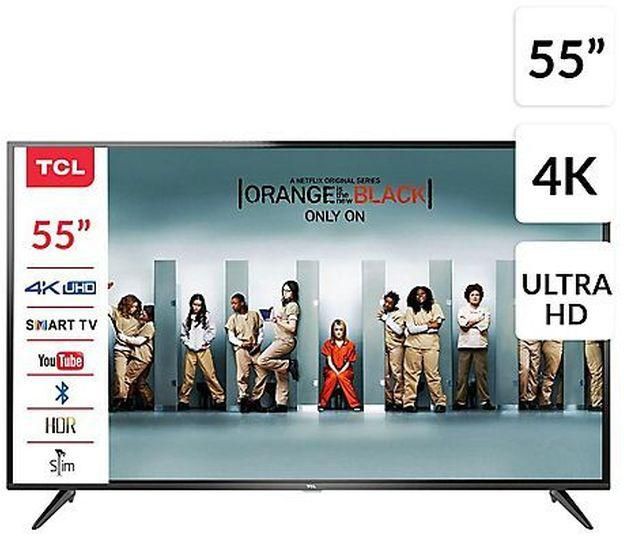 TCL 55''UHD 4K SMART TV 55P65US +12 Months Warranty