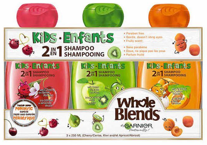 Garnier Whole Blends Hypoallergenic Kids 2-in-1 Shampoo