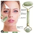 Double-Sided Facial Cleansing Brush And Green Stone Jade Massger Set