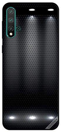 Protective Case Cover For Huawei Nova 5 Pro Lights On Black Doted Pattern