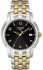 Tissot Men's Classic Ballade III Black Dial Two Tone Stainless Steel Bracelet Analog Quartz Watch