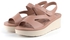 LARRIE Comfort Velcro Strap Sandals for Women - 3 Sizes (Pink)