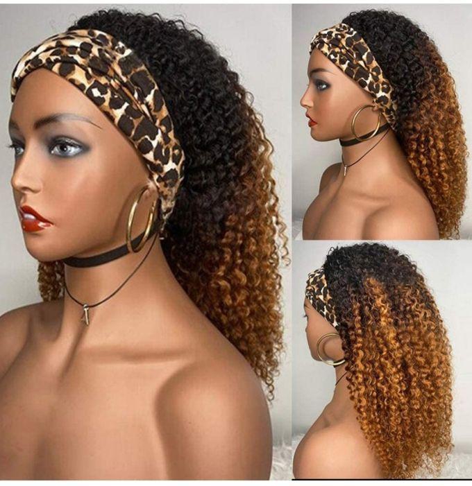 Fashion 18" Ombre Curly Headband Wig +Free Gift Inside!