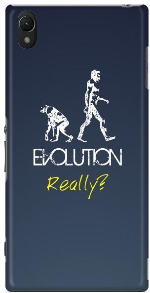 Stylizedd  Sony Xperia Z3 Premium Slim Snap case cover Matte Finish - Evolution, really. - Grey