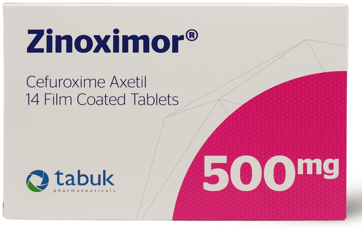 Zinoximor 500 Mg, Antibiotic - 14 Tablets