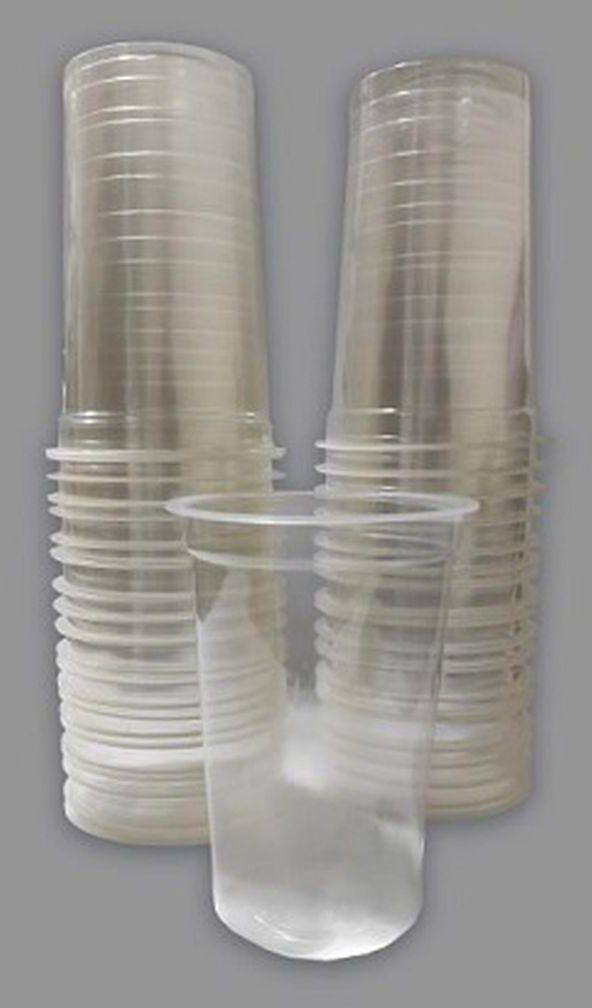 لعزايم الاعياد عبوة من الكرافت الصحي تحتوي علي 30 كوب بلاستيك شفاف سعة ٢٥٠ ملل