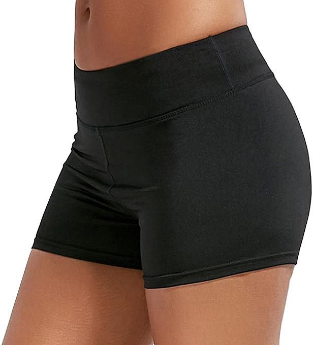 Generic Women's High Waist Yoga Shorts Tummy Control Workout Running Yoga  Sports Shorts with Hidden Pocket price from jumia in Kenya - Yaoota!