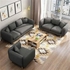 sofa set, 3 pieces, grey - KM-EG91-71