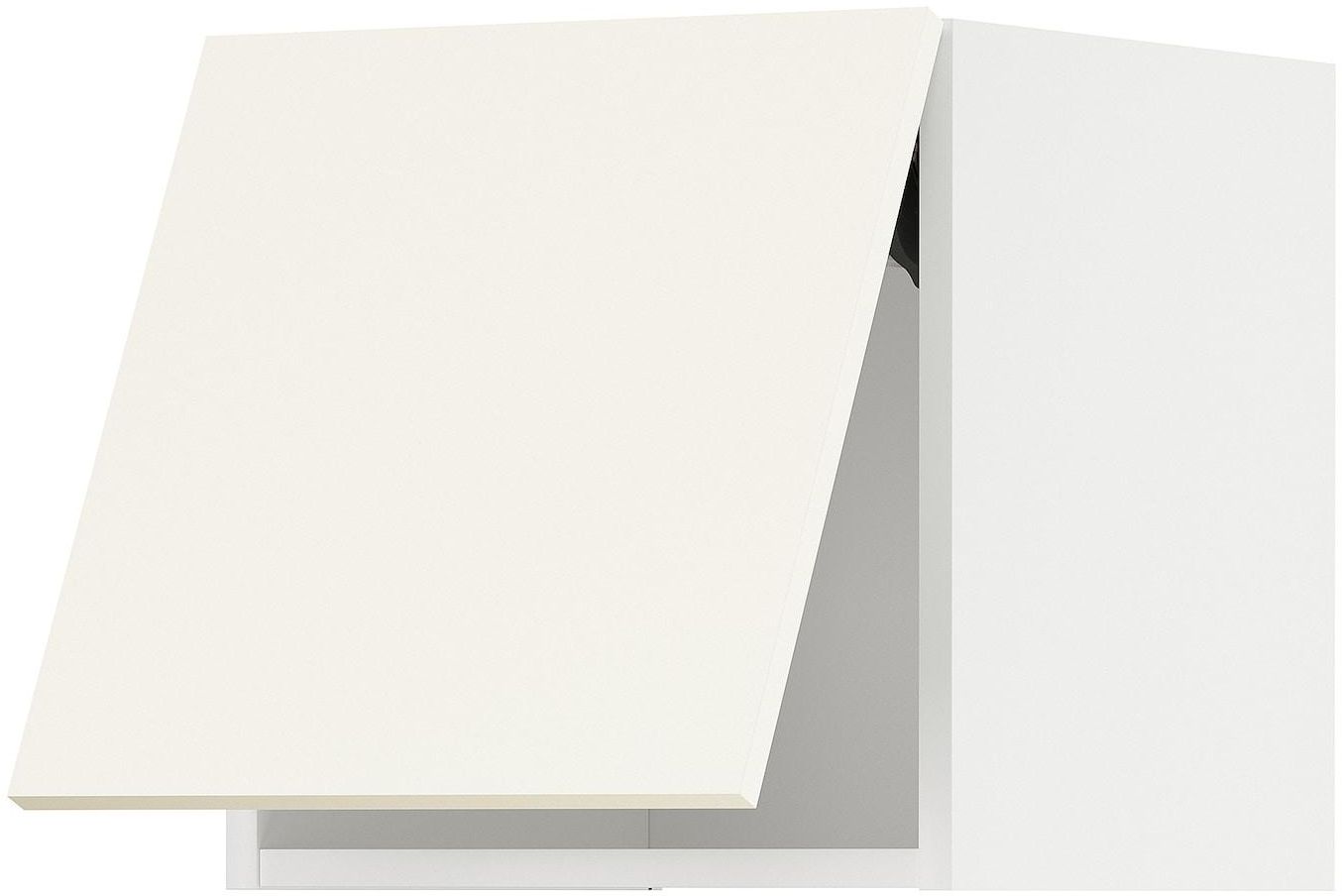 METOD Wall cabinet horizontal - white/Vallstena white 40x40 cm