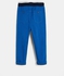 Adaptable Canvas Pants With An Elastic Waistband Blue