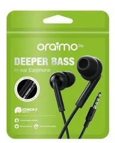 Oraimo Deeper Bass, HD Sound Earphone + Mic