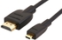 AmazonBasics High-Speed Micro-HDMI to HDMI 2.0 Cable - 6 Feet