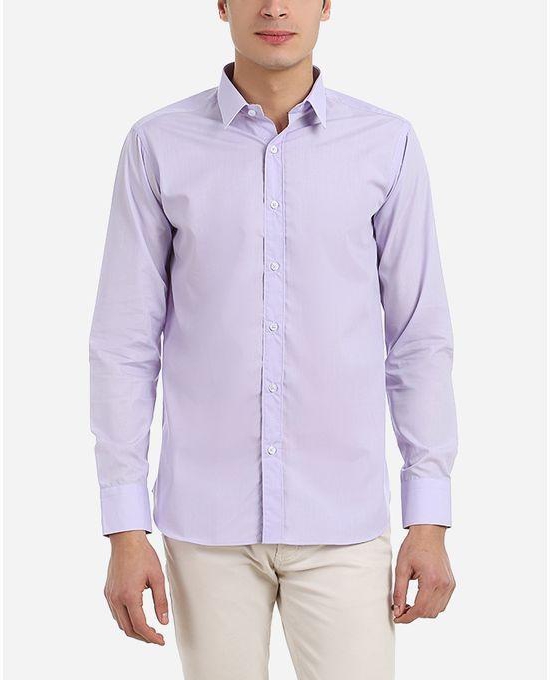 Muslim by Arac Casual Buttoned Shirt - Light Purple