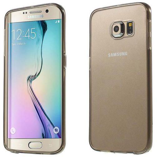 Generic TPU Edge With Crystal Acrylic Back Hybrid Case For Samsung Galaxy S6 Edge G925 - Grey
