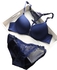 Lingerie Set For Women Size 36B - Color Blue