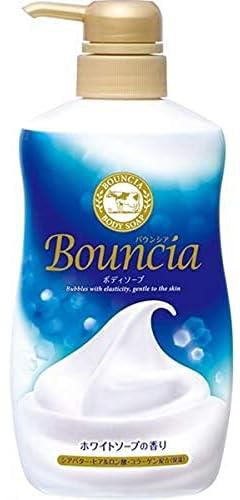 Bouncia Body Soap White Soap Scent Pump 500ml Milk Soap