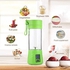 ROYAL STEP Portable Blender, Personal Size Electric Rechargeable USB Juicer Cup, Fruit Mixer Machine with 4 Blades for Home and Travel (380 ml, Multicolour) 1 Jars