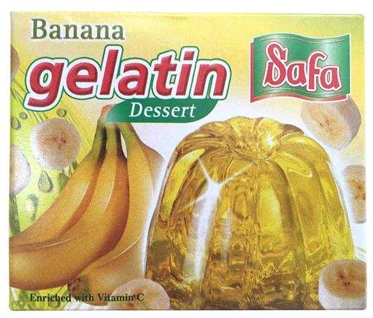 Safa Banana Gelatin Dessert - 75 g