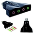 Generic 7.1 Channel USB Sound Adapter - Black