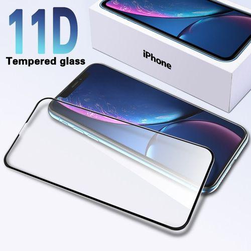 Generic 11D Anti Blue Light Cell Phone 9H Tempered Glass Screen Protector For IPhone X - Black