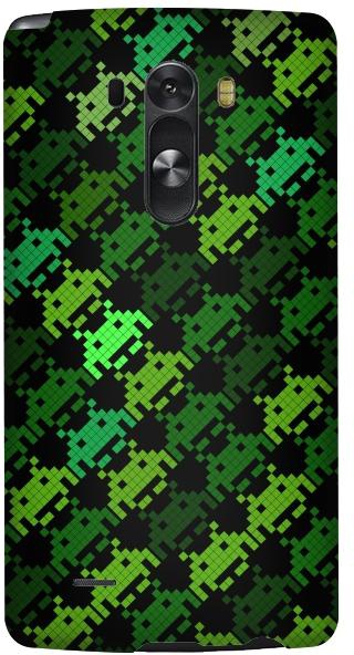 Stylizedd LG G3 Premium Slim Snap case cover Matte Finish - Invader Matrix