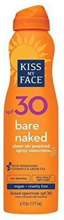 All Natural Bare Naked With Air Powered Spray Body Mist 