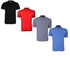 Men’s Polo T-shirt Short Sleeve (4pcs)-Blue/Black/Red/Grey