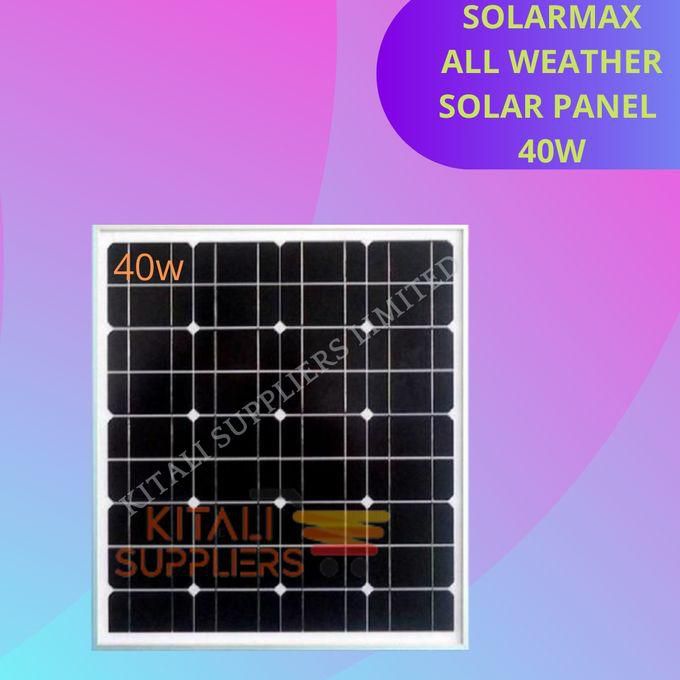 Solarmax Solar Panel 40watts Monocrystalline