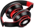 Stereo Bluetooth Wireless Over-Ear Headphone With Microphone Red/Black