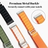 NESLIN 22mm Nylon Band Compatible for Huawei Watch GT4 46mm/Watch 4/4 Pro 46mm/GT3/GT3 Pro/GT2 Pro/GT2 46mm/GT Runner/Watch 3/3 Pro Strap, Alpine Loop Sports Wristband Replacement