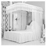 2 Stand Mosquito Net With Sliding Rails - White