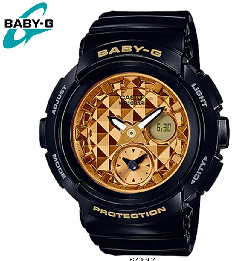 Casio Baby G Analog Digital Watch 100% Original - BGA-195M (2 Colors)