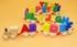 Kids Wooden Letters Train Learning Educational Toy